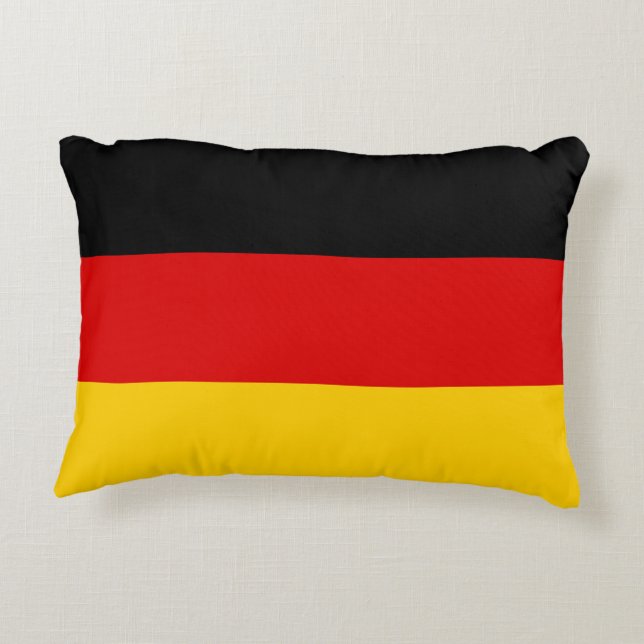 Deutschland Flag Deutschland Patriotisch Deutsch Dekokissen (Rückseite)