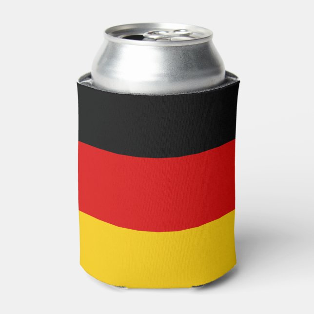 Deutschland Flag Deutschland Patriotisch Deutsch Dosenkühler (Kanne Vorderseite)