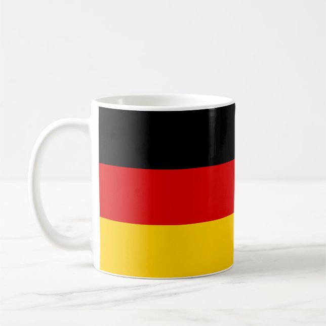 Deutschland Flag Deutschland Patriotisch Deutsch Kaffeetasse (Links)