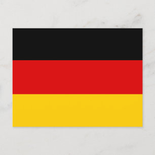 Deutschland Flag Deutschland Patriotisch Deutsch Postkarte