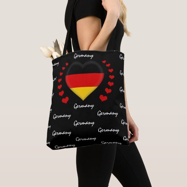 Deutschland Flag & Heart German Flag Mode /sport (Von Nahem)