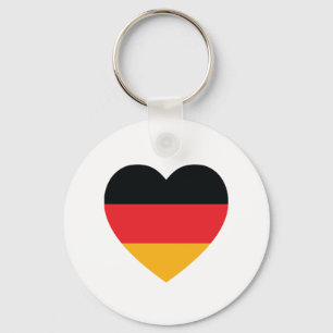 Deutschland Flag Herzkette Schlüsselanhänger