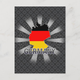 Deutschland Flag Karte 2.0