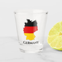 Deutschland Flag Karte