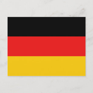 Deutschland Flag Postkarte