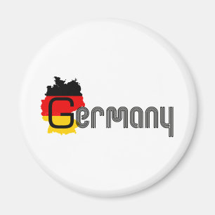 Deutschland Flagdesign! Magnet