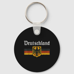 Deutschland-Flagge-Adler-Vintage-Deutsches-Erbe-St Schlüsselanhänger
