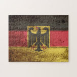 Deutschland-Flagge auf altem hölzernem Korn Puzzle<br><div class="desc">Deutschland-Flagge auf altem hölzernem Korn Fühlen Sie sich frei, den Entwurf entsprechend Ihren eigenen Präferenzen zu ändern. Sie können den Entwurfsstandort, die Orientierung, die Hintergrundfarben und die Größe ändern. Auch Sie addieren möglicherweise Ihren eigenen Text oder Slogan-Set sein Schriftart, Standort und Größe, alle, um das entscheidende persönliche Geschenk für Sie...</div>
