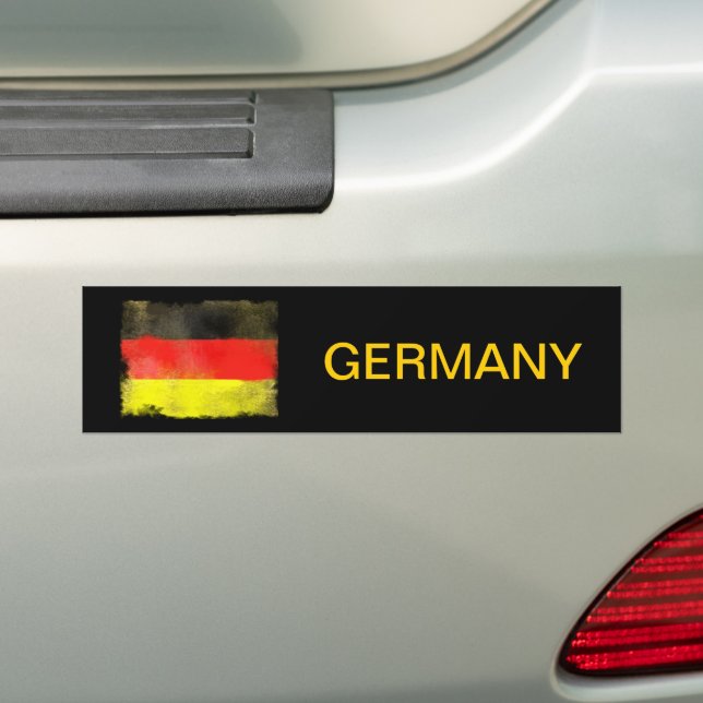 Deutschland-Flagge Autoaufkleber (Auf Auto)