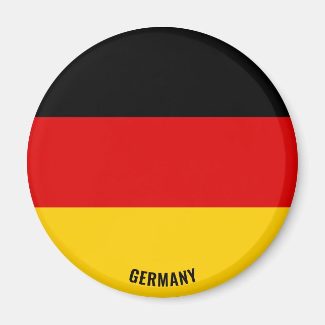 Deutschland Flagge Charming Patriotic Magnet (Vorne)