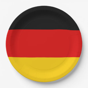 Deutschland-Flagge - Deutschland Pappteller