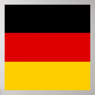 Deutschland-Flagge - Deutschland Poster