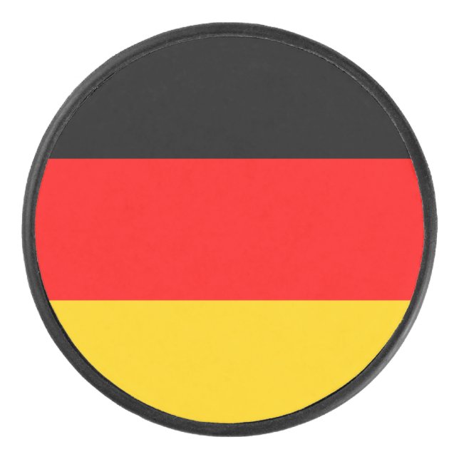 Deutschland-Flagge Eishockey Puck (Vorderseite)