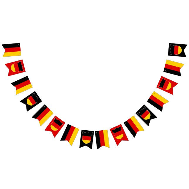 Deutschland Flagge Escutcheon Red Black Gold Patri (Alle)