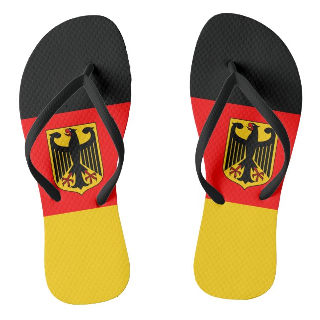 Deutschland-Flagge Flip Flops (Fußbett)