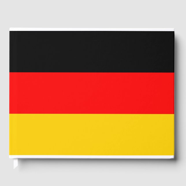 Deutschland-Flagge Gästebuch (Vorderseite)