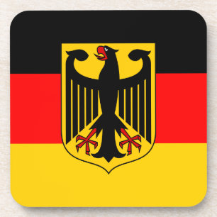 Deutschland-Flagge Getränkeuntersetzer