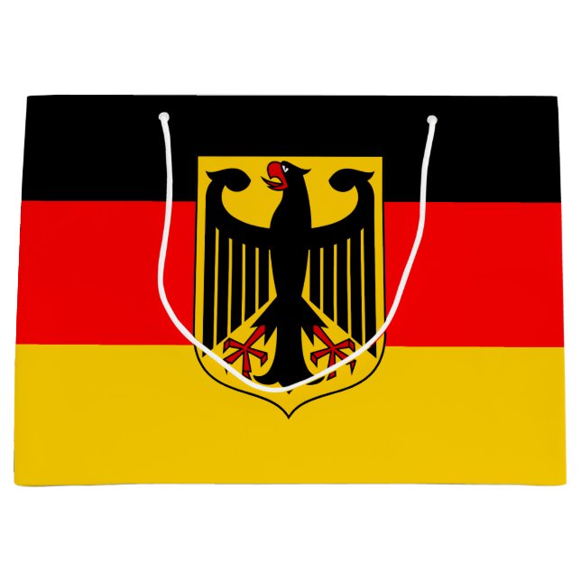 Deutschland-Flagge Große Geschenktüte (Vorderseite)