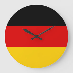 Deutschland-Flagge Große Wanduhr
