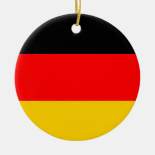 Deutschland-Flagge Keramik Ornament
