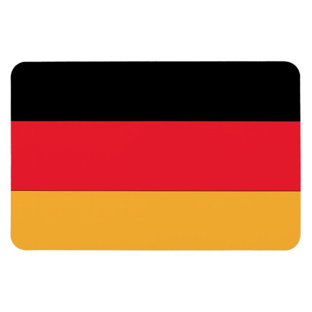 Deutschland-Flagge Magnet (Horizontal)