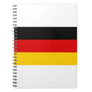 Deutschland - Flagge Notizblock