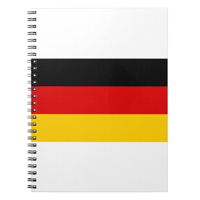 Deutschland - Flagge Notizblock (Vorderseite)