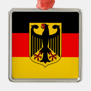Deutschland-Flagge Ornament Aus Metall