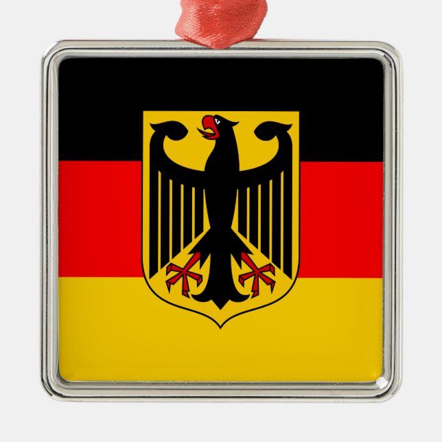 Deutschland-Flagge Ornament Aus Metall