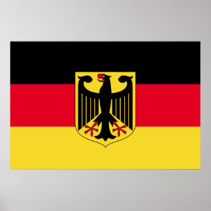 Deutschland-Flagge Poster