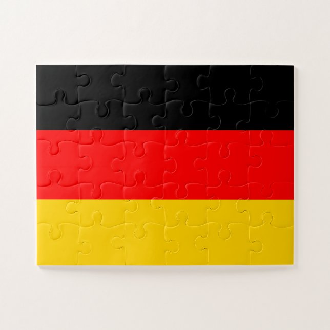 Deutschland-Flagge Puzzle (Horizontal)