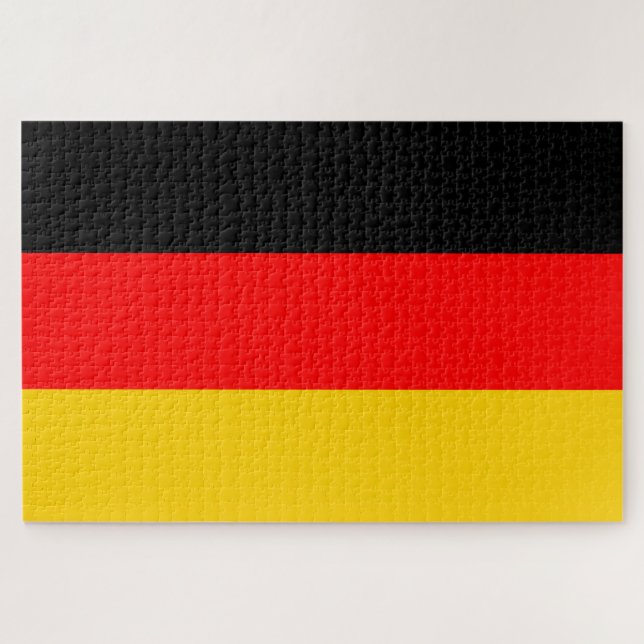 Deutschland-Flagge Puzzle (Horizontal)