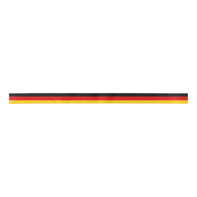 Deutschland-Flagge Satinband (Vorderseite)