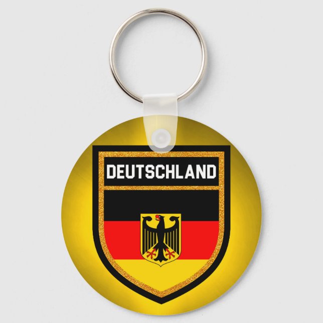 Deutschland-Flagge Schlüsselanhänger (Vorderseite)