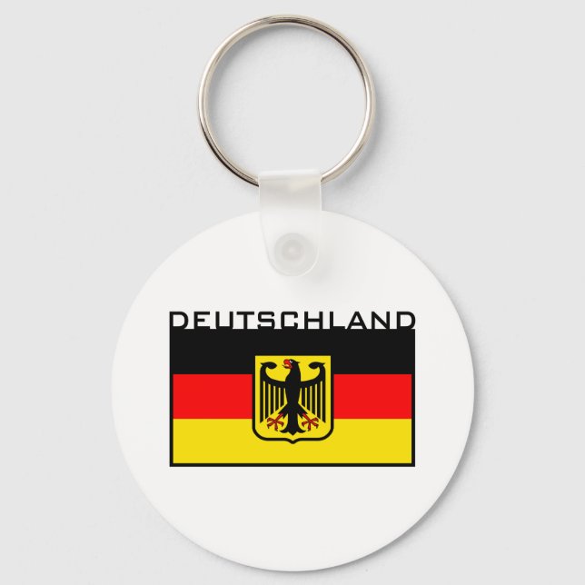 Deutschland-Flagge Schlüsselanhänger (Vorderseite)