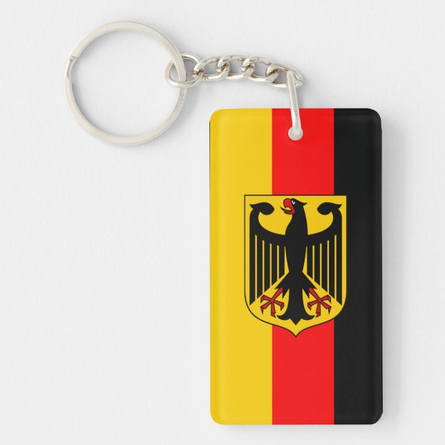 Deutschland-Flagge Schlüsselanhänger (Vorderseite)