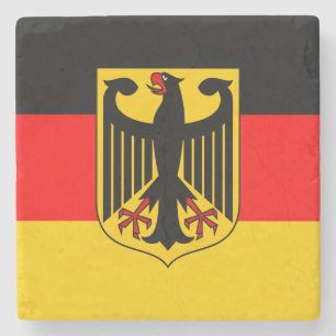 Deutschland-Flagge Steinuntersetzer