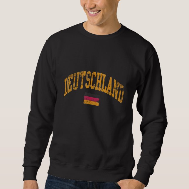 Deutschland-Flagge Sweatshirt (Vorderseite)