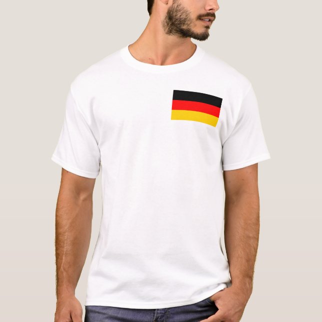 Deutschland-Flagge T-Shirt (Vorderseite)