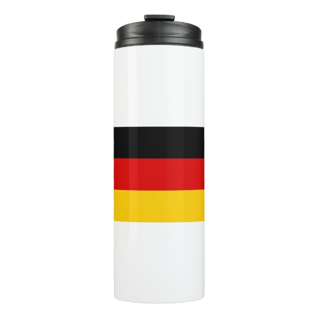 Deutschland - Flagge Thermosbecher (Vorderseite)