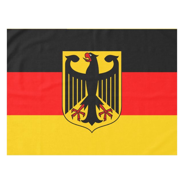 Deutschland-Flagge Tischdecke (Vorderseite (Horizontal))