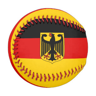 Deutschland Flagge und Wappen Patriotisch Baseball