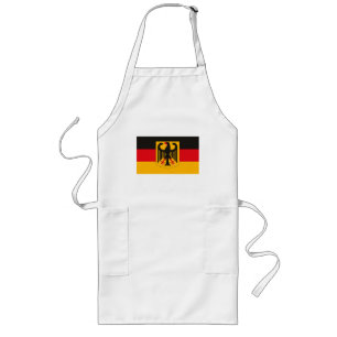Deutschland-Flagge w COA-Schürze Lange Schürze
