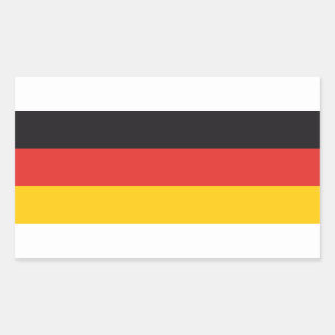 Deutschland Flagge x20 Aufkleber deutsche rechteck