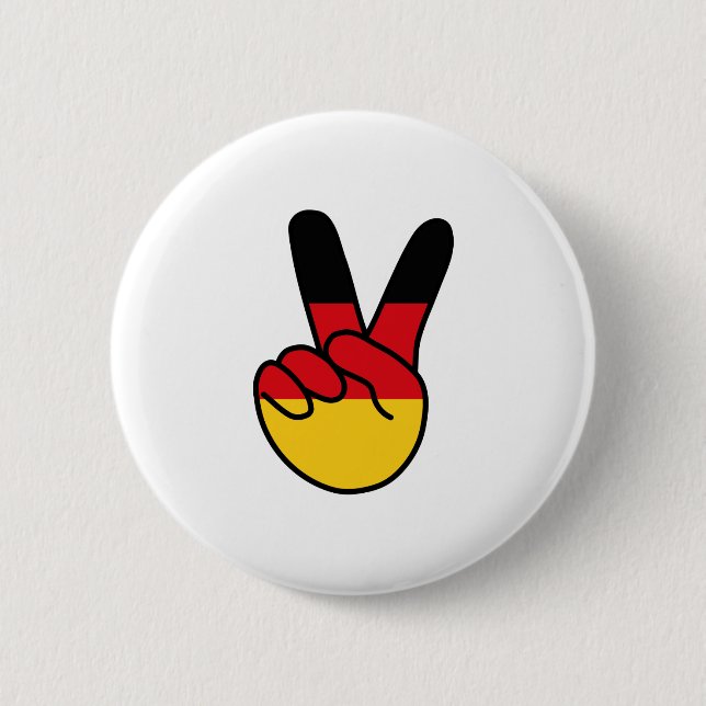 Deutschland Flagge / Zeichen Button (Vorderseite)