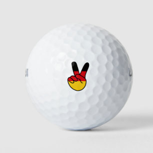Deutschland Flagge / Zeichen Golfball