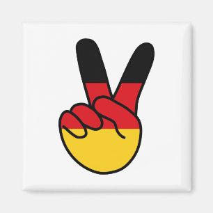Deutschland Flagge / Zeichen Magnet