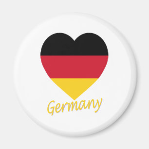 Deutschland-Flaggen-Herz Magnet