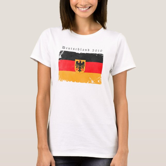 Deutschland-Flaggen-Shirt T-Shirt (Vorderseite)
