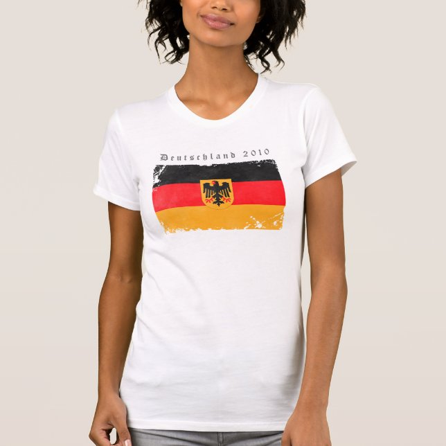 Deutschland-Flaggen-Shirt T-Shirt (Vorderseite)
